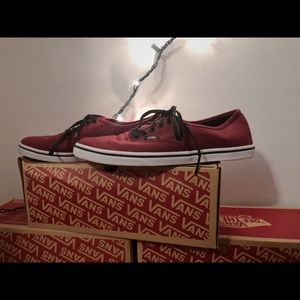 Authentic Red Vans